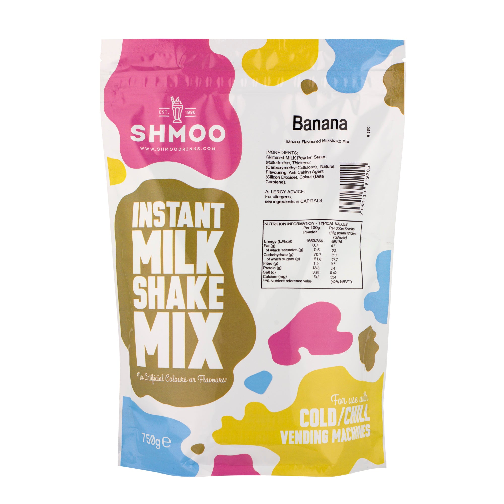 Shmoo Vending Banana Milkshake Powder 750g