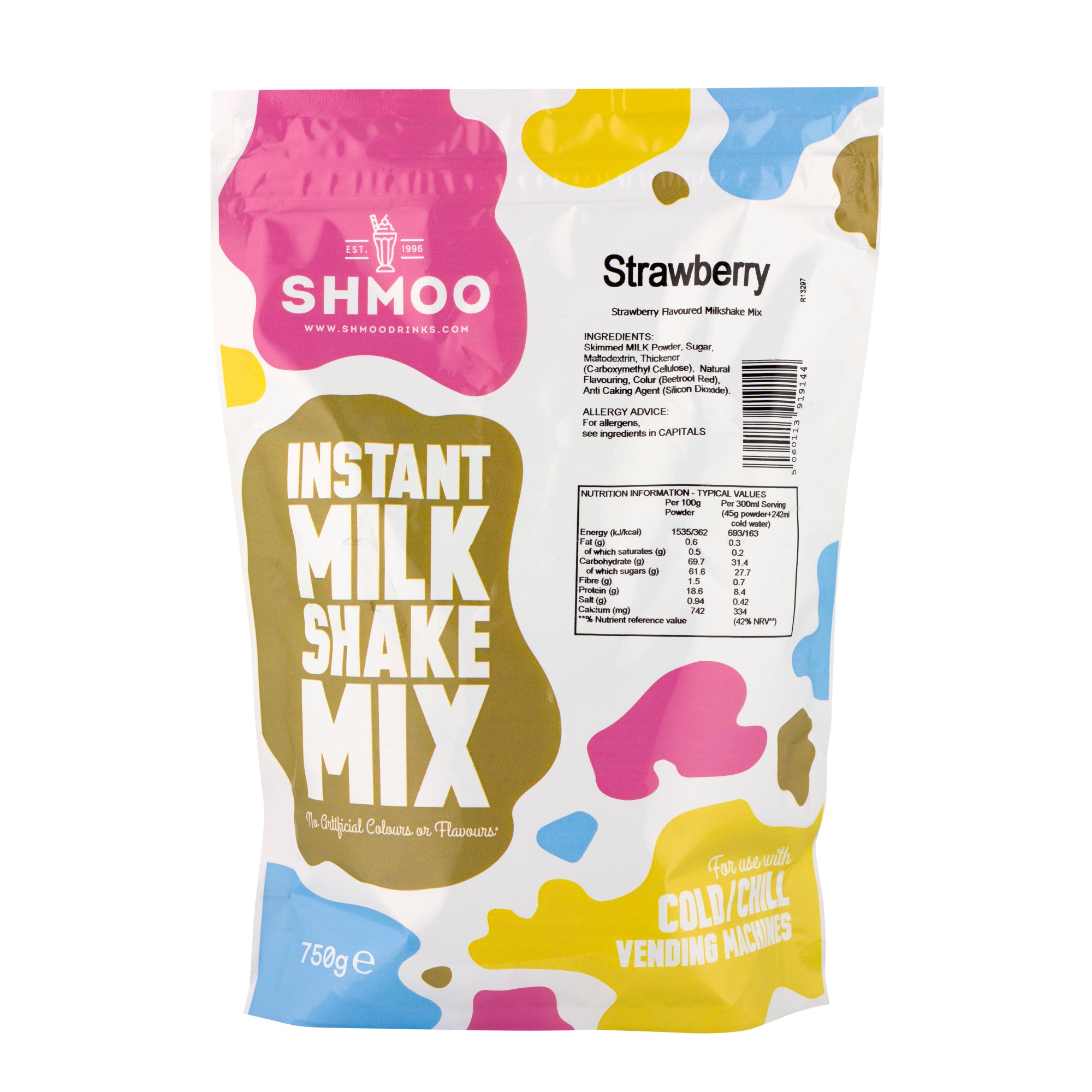 Shmoo Vending Strawberry Milkshake Powder 750g