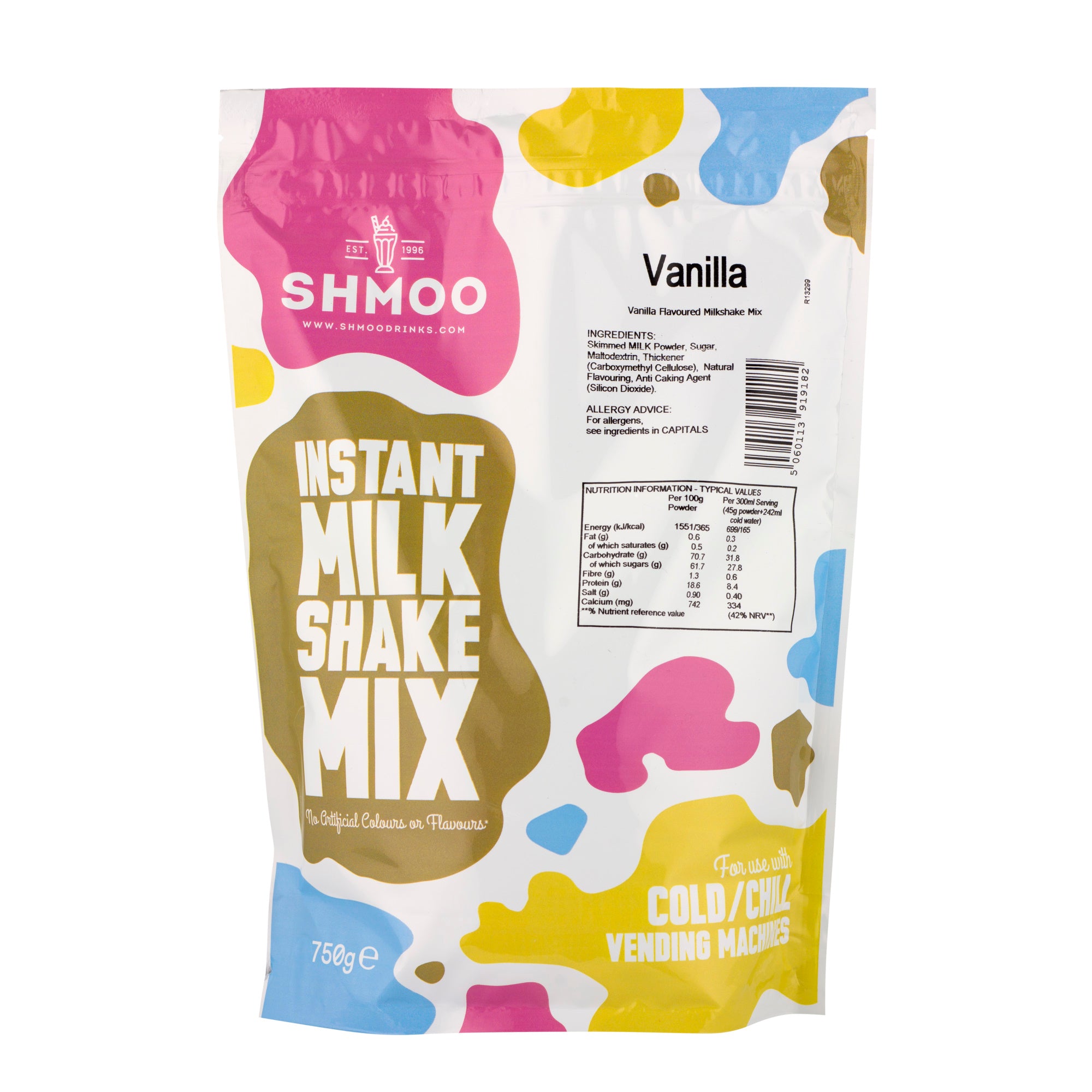 Shmoo Vending Vanilla Milkshake Powder 750g