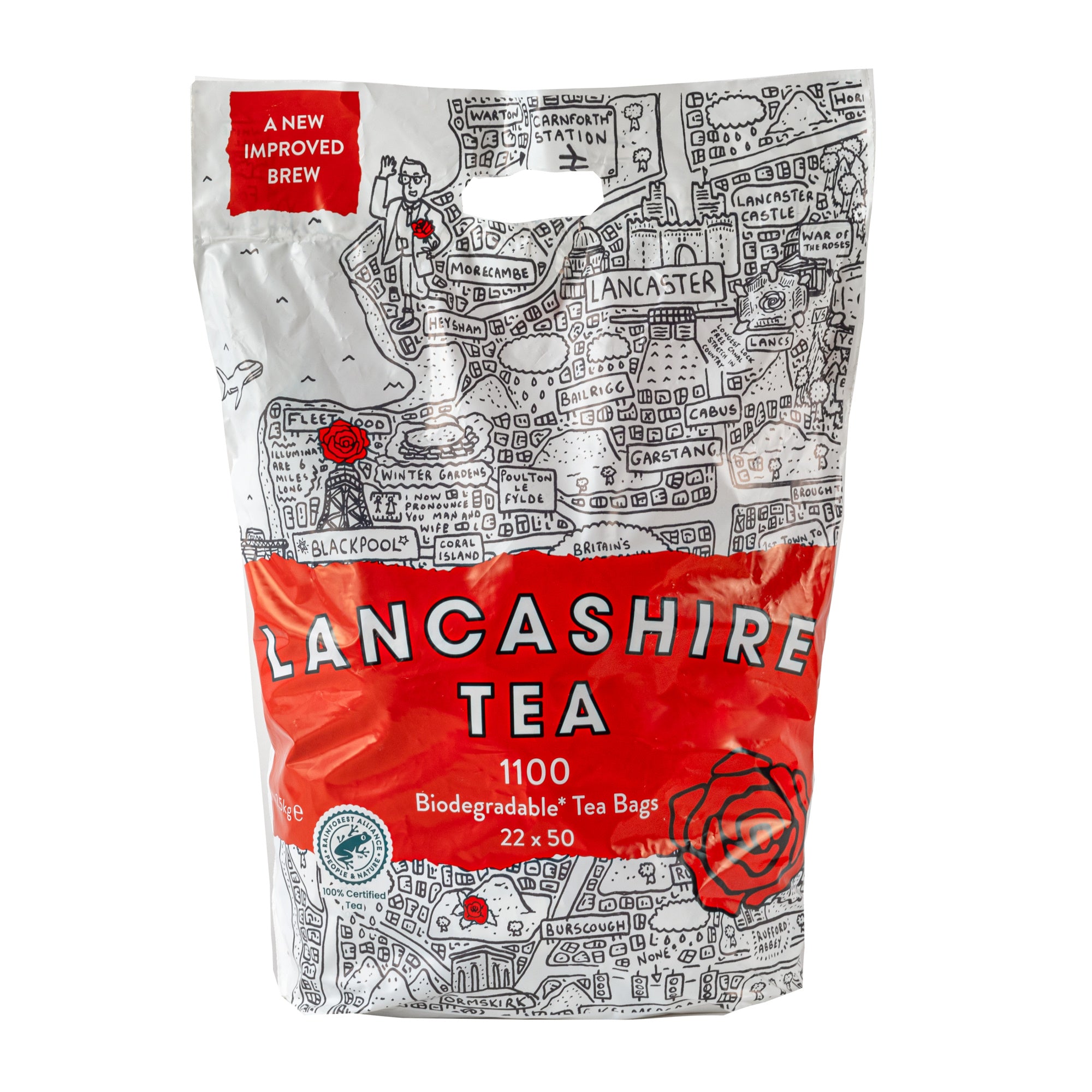 Lancashire Tea 1100 English Breakfast Tea Bags